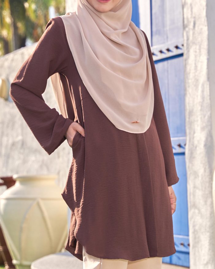 Blouse Rasha - Dark Umber - Image 4