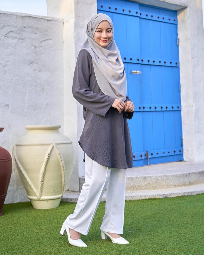 Blouse Rasha - Lava Grey - Image 3