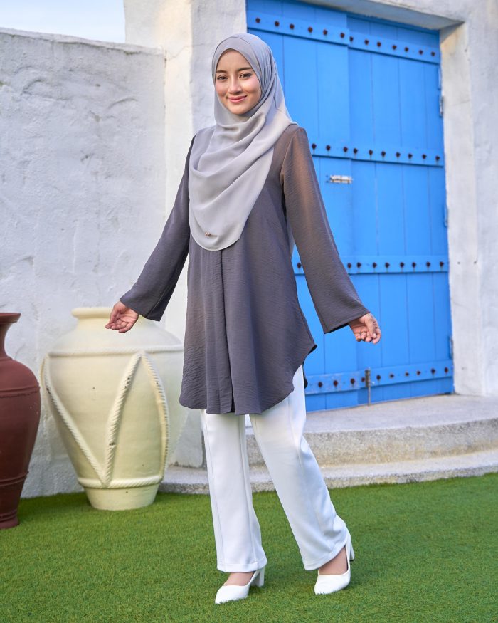 Blouse Rasha - Lava Grey