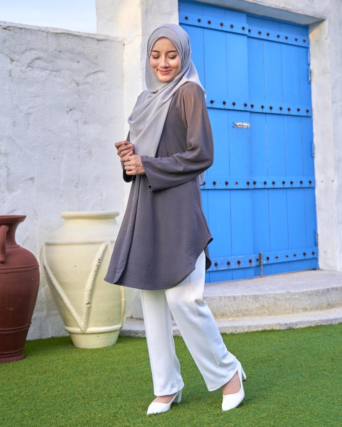 Blouse Rasha - Lava Grey - Image 2