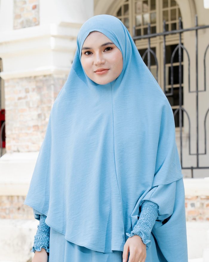 Khimar Reyfa – Ocean Blue - Image 2