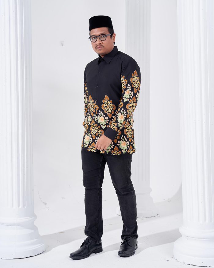 Kemeja Batik Sultan 2.0 - Astaka Black