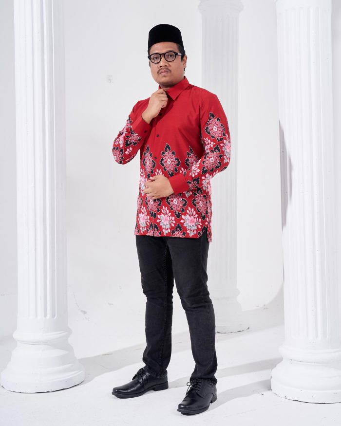 Kemeja Batik Sultan 2.0 - Astaka Red