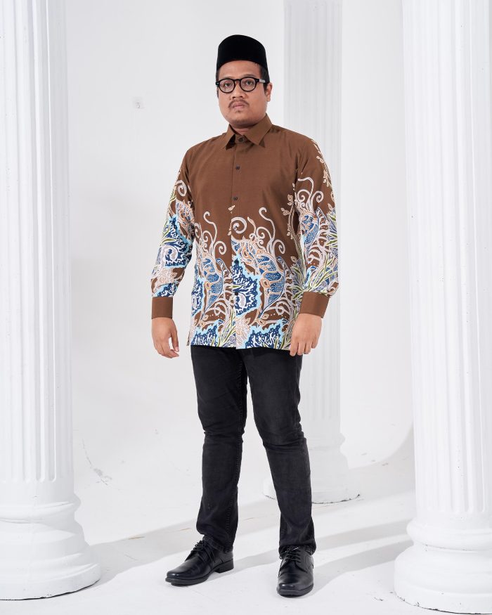 Kemeja Batik Sultan 2.0 - Dangsari Dark Brown - Image 2