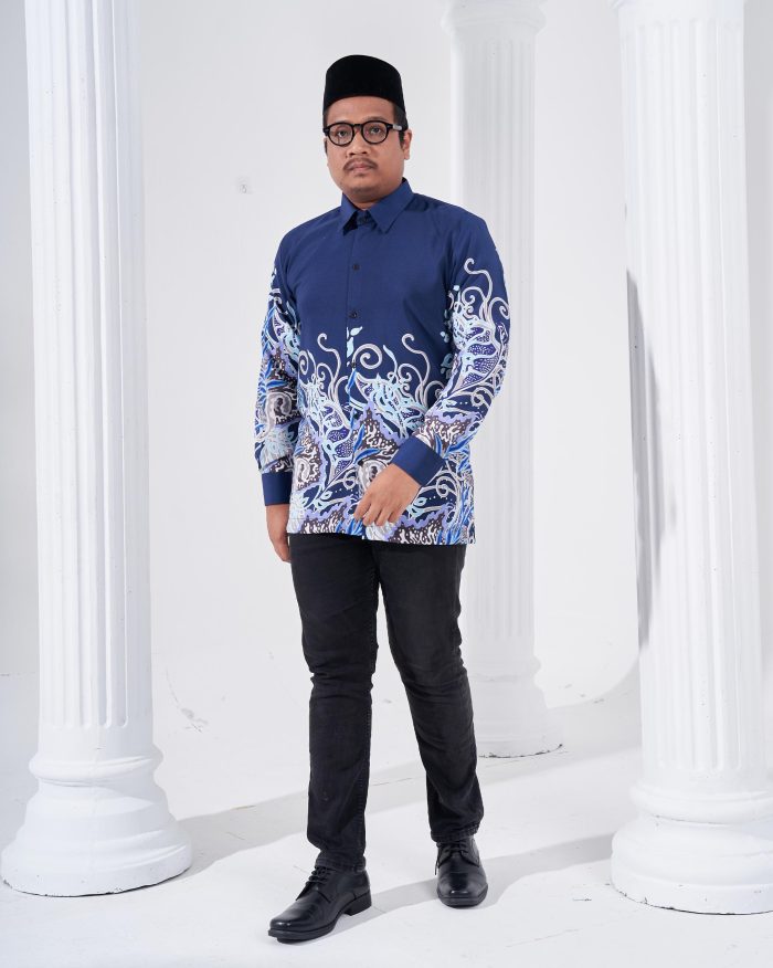 Kemeja Batik Sultan 2.0 - Dangsari Navy Blue