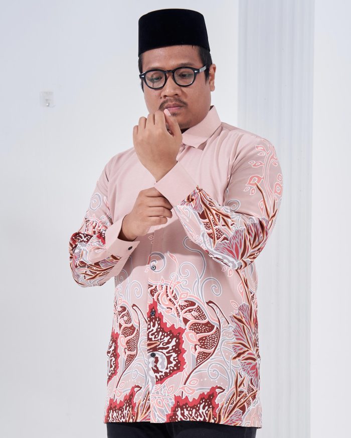 Kemeja Batik Sultan 2.0 - Dangsari Nude Brown - Image 4