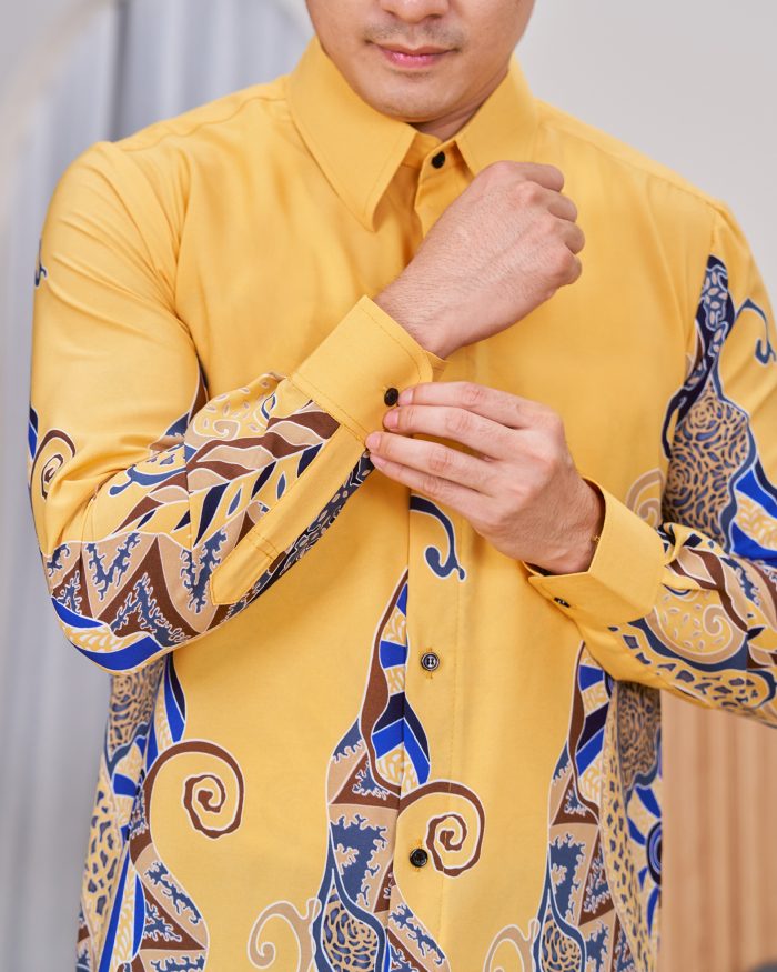 Kemeja Batik Sultan - Sumatera Canary Sun - Image 4