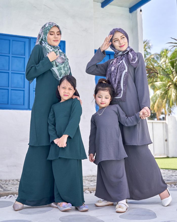 Baju Kurung Pahang Sara - Dark Umber - Image 6