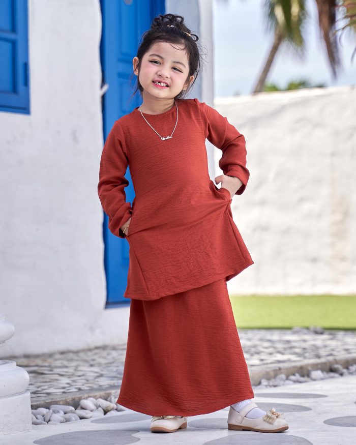 Baju Kurung Pahang Sara Kids - Sweet Paprika