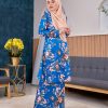 Baju Kurung Pahang Sarina - Azure Blue