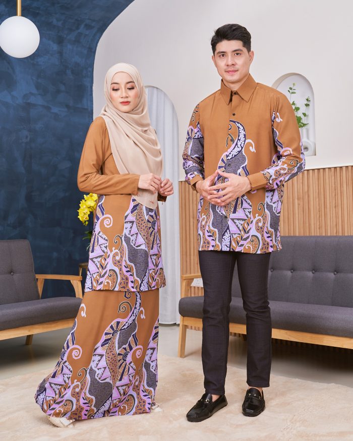 Kemeja Batik Sultan - Sumatera Coffee Brown - Image 7