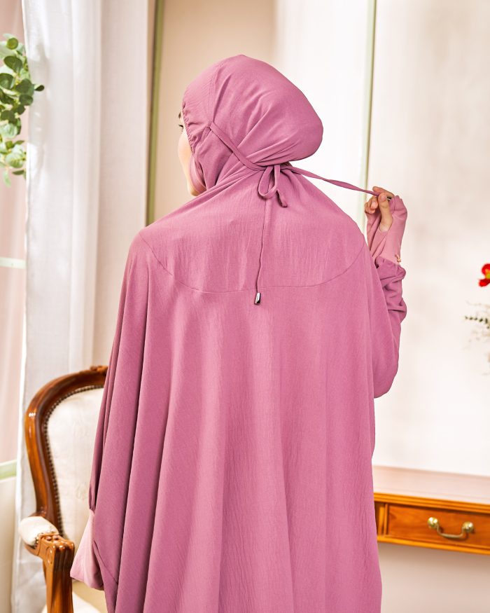 Telekung Larifah - Orchid Purple - Image 2
