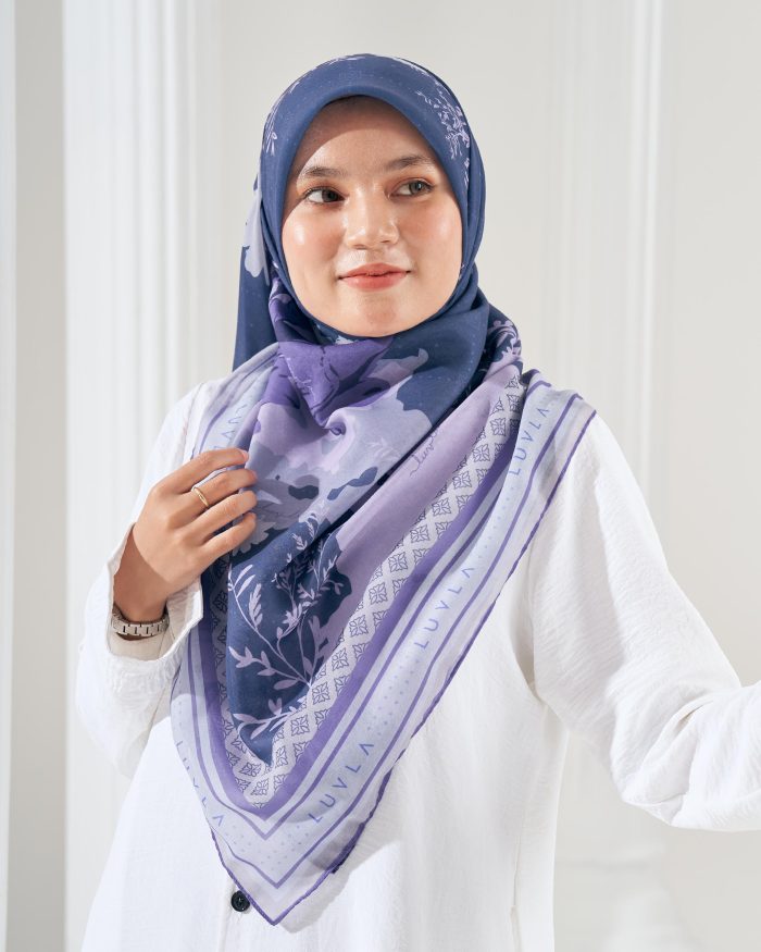 Tudung Bawal Cotton Voile Aidilfitri - Iris Vendetta