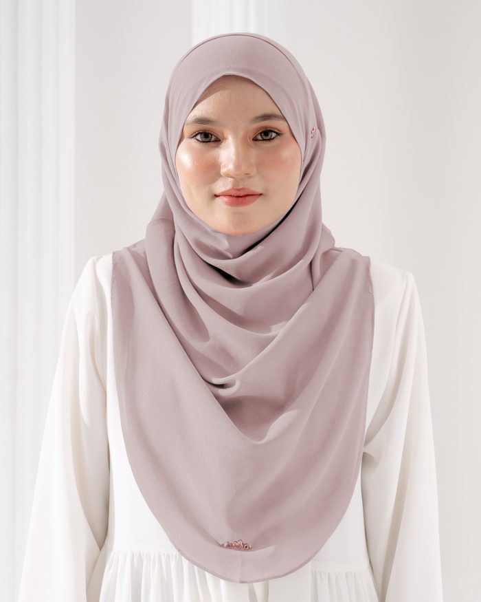 Tudung Sarung Instant Chiffon Lustia (L) - Sakura Mochi - Image 2