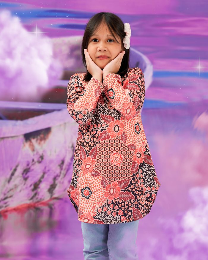 Blouse Printed Lika Kids - Charming Pink - Image 4