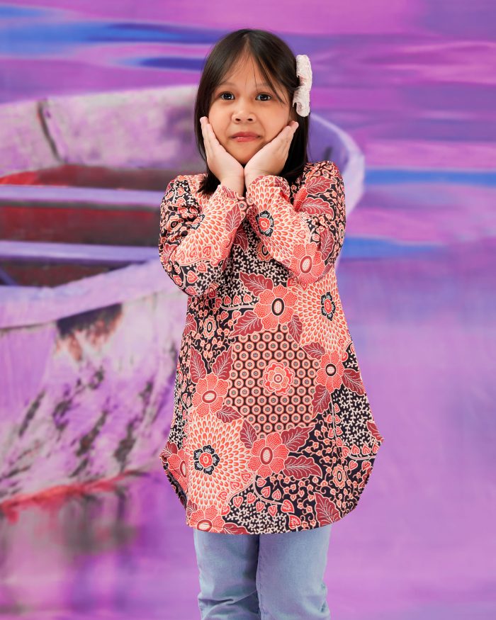 Blouse Printed Lika Kids - Charming Pink - Image 3