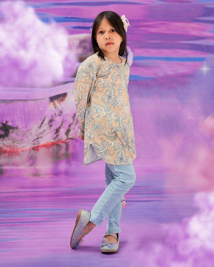 Blouse Printed Lika Kids - Nude Fairest