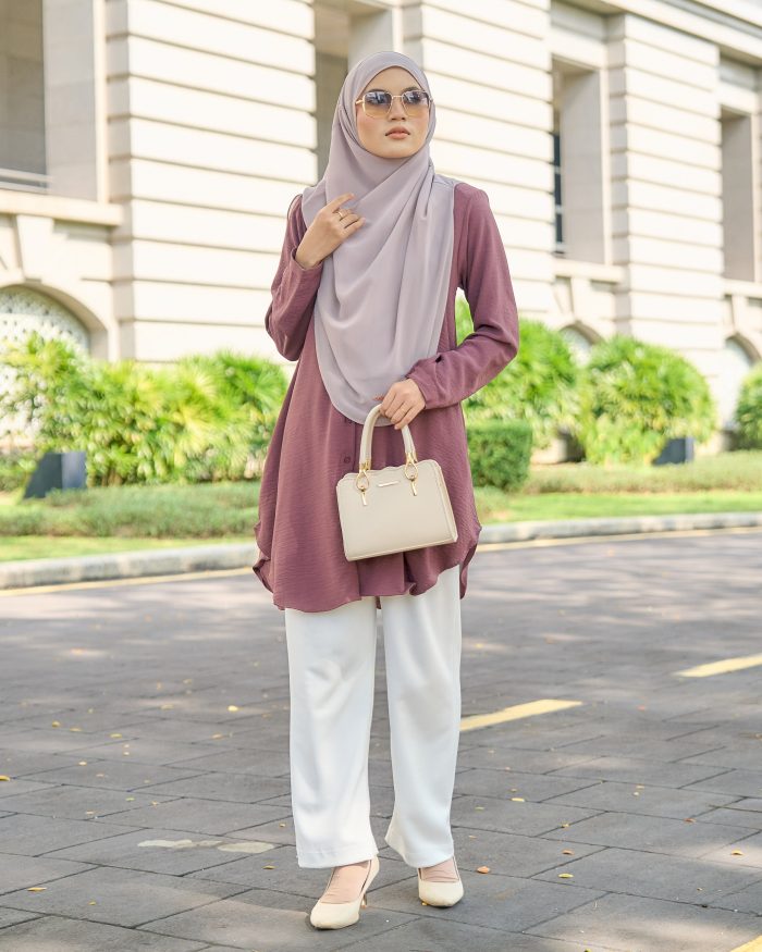 Blouse Syaza 2.0 - Dusty Purple