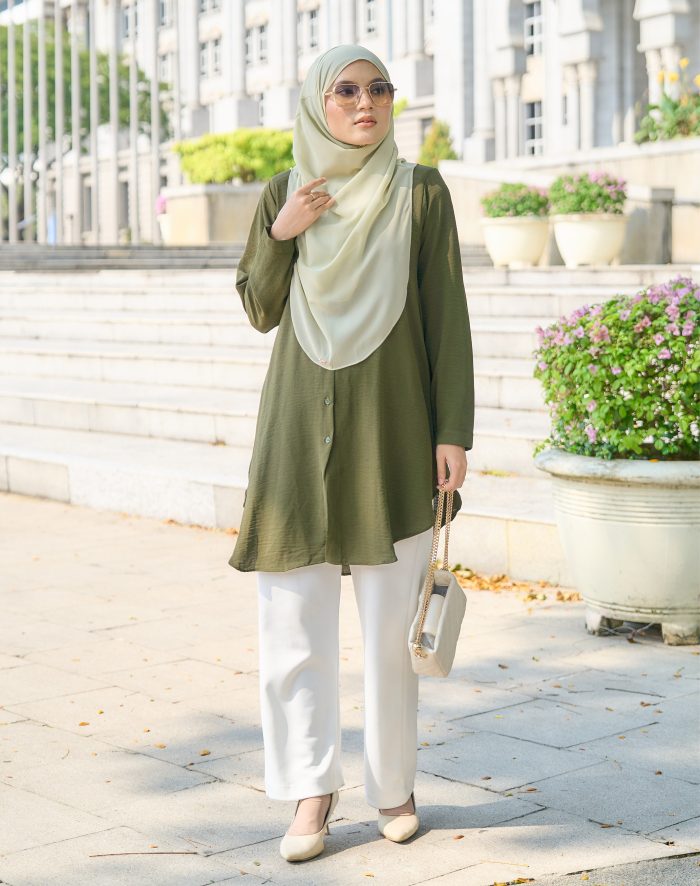 Blouse Syaza 2.0 - Olive Green