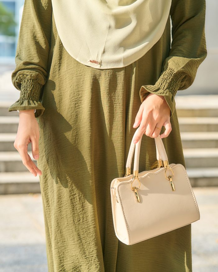 Dress Siti Nordiana - Army Green - Image 4