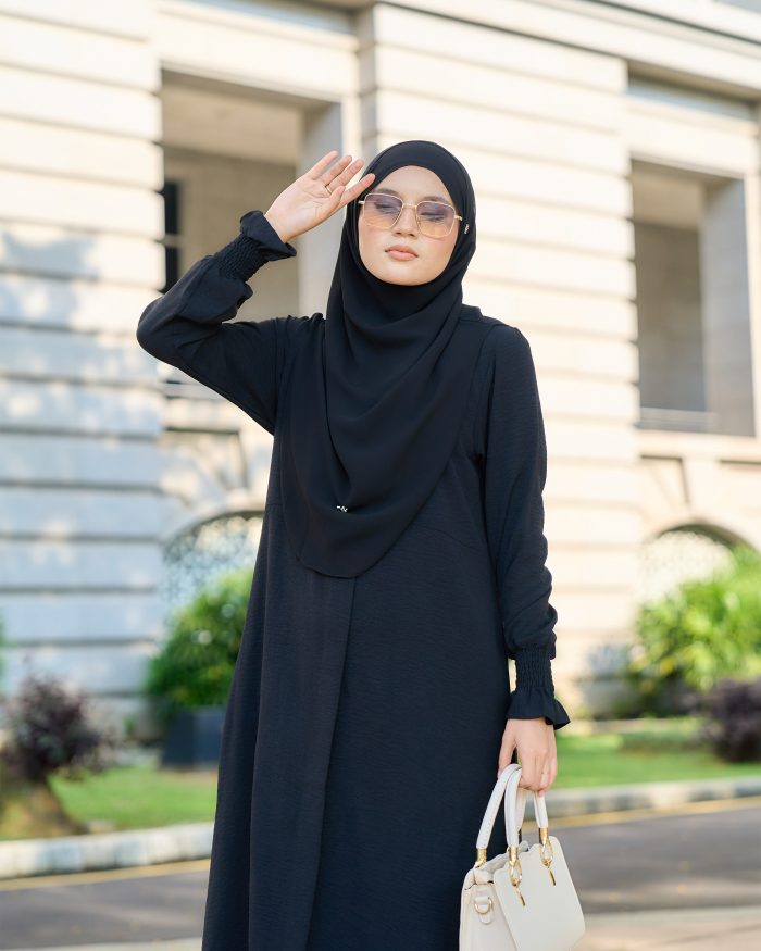 Dress Siti Nordiana - Black - Image 3