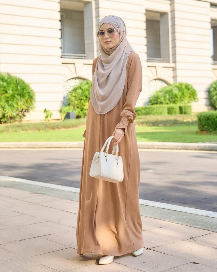 Dress Siti Nordiana - Tawny Brown - Image 2