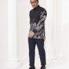 Baju Kemeja Batik Sultan 2.0 - Ratna Black Grey - Image 3
