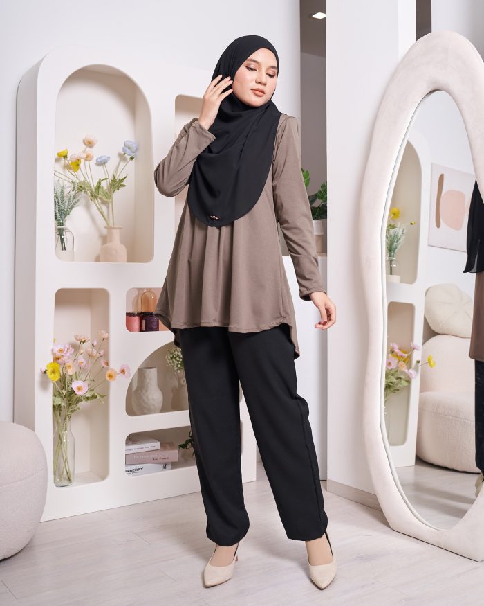 Blouse Luqq - Sephia Brown - Image 3