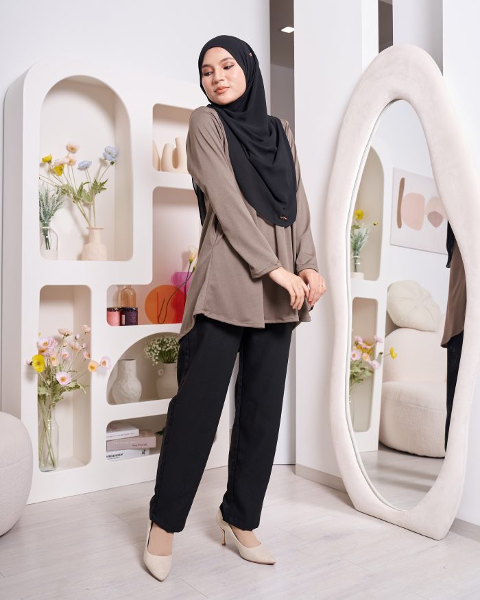 Blouse Luqq - Sephia Brown - Image 2