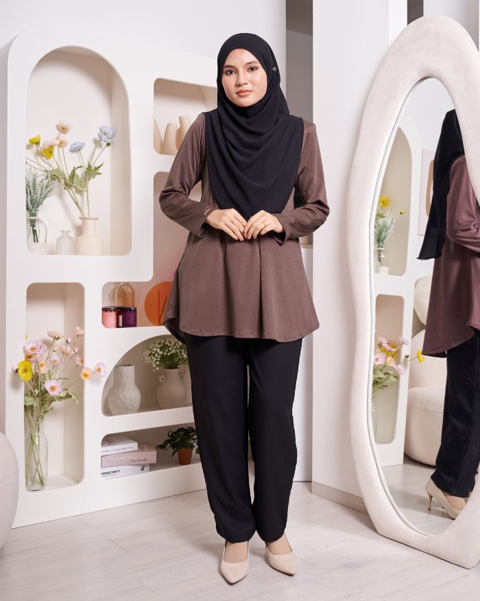 Blouse Luqq - Toffee Brown - Image 4