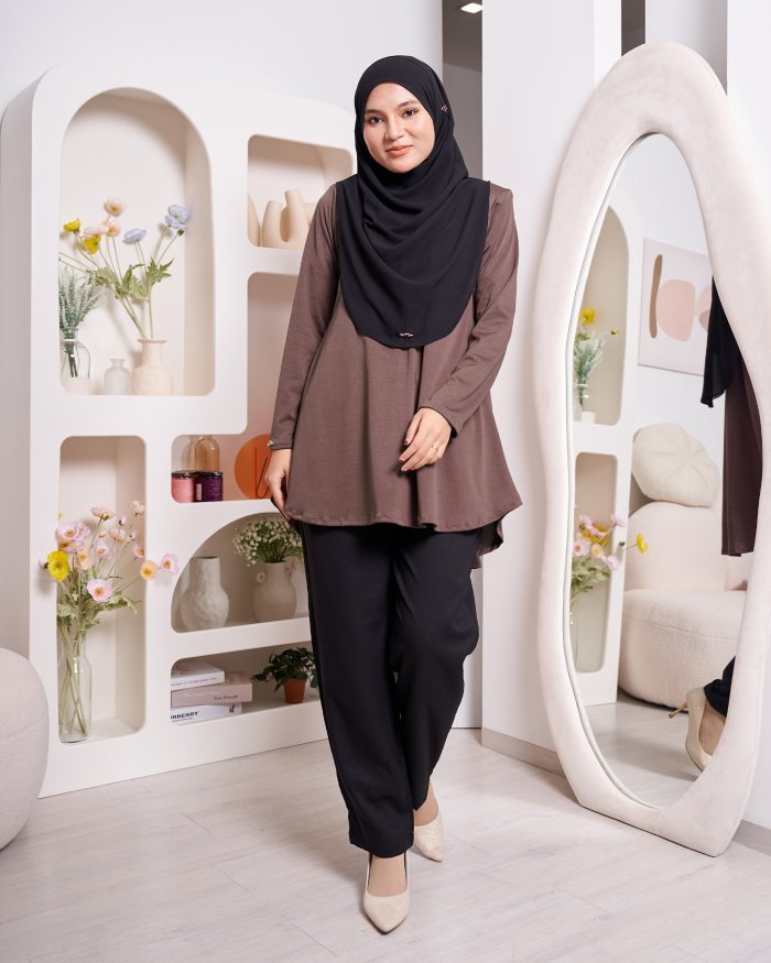 Blouse Luqq - Toffee Brown