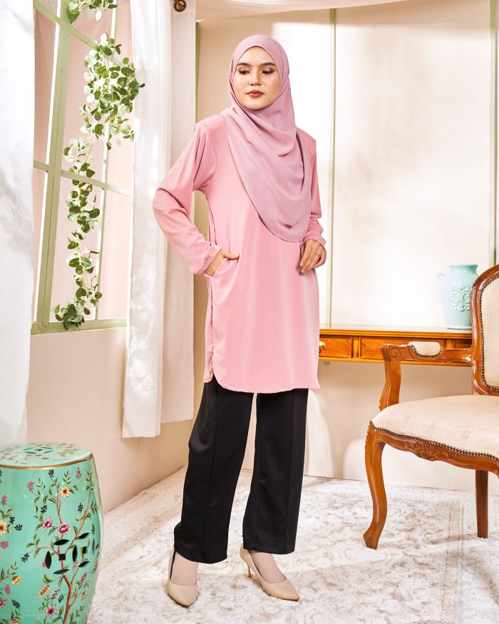 Blouse Laiqa - Mauve Taupe - Image 2