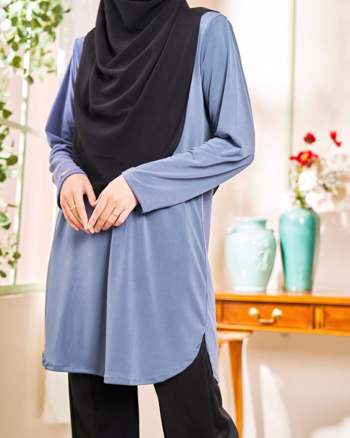 Blouse Laiqa - Pebble Grey - Image 4