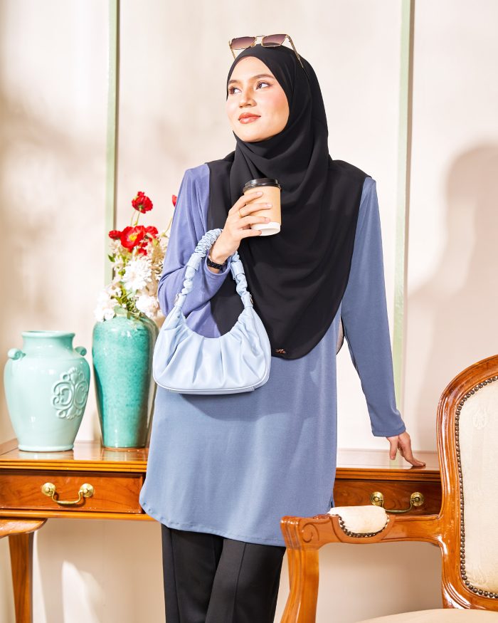 Blouse Laiqa - Pebble Grey - Image 5