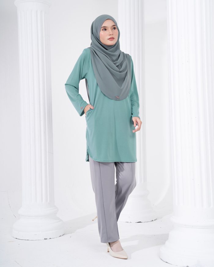 Blouse Laiqa - Aqua Teal