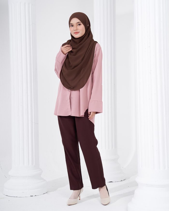 Blouse Lily - Crepe Pink - Image 4