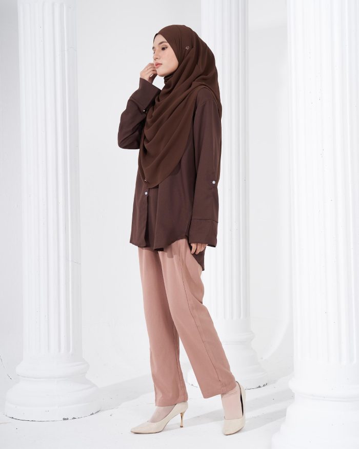 Blouse Lily - Dark Brown - Image 4