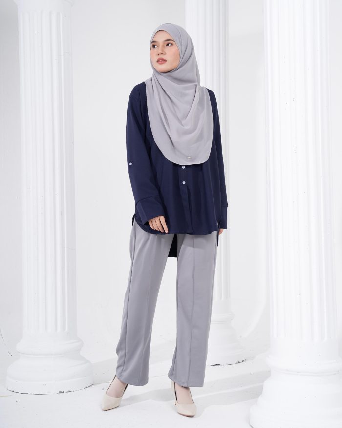 Blouse Lily - Navy Blue - Image 5