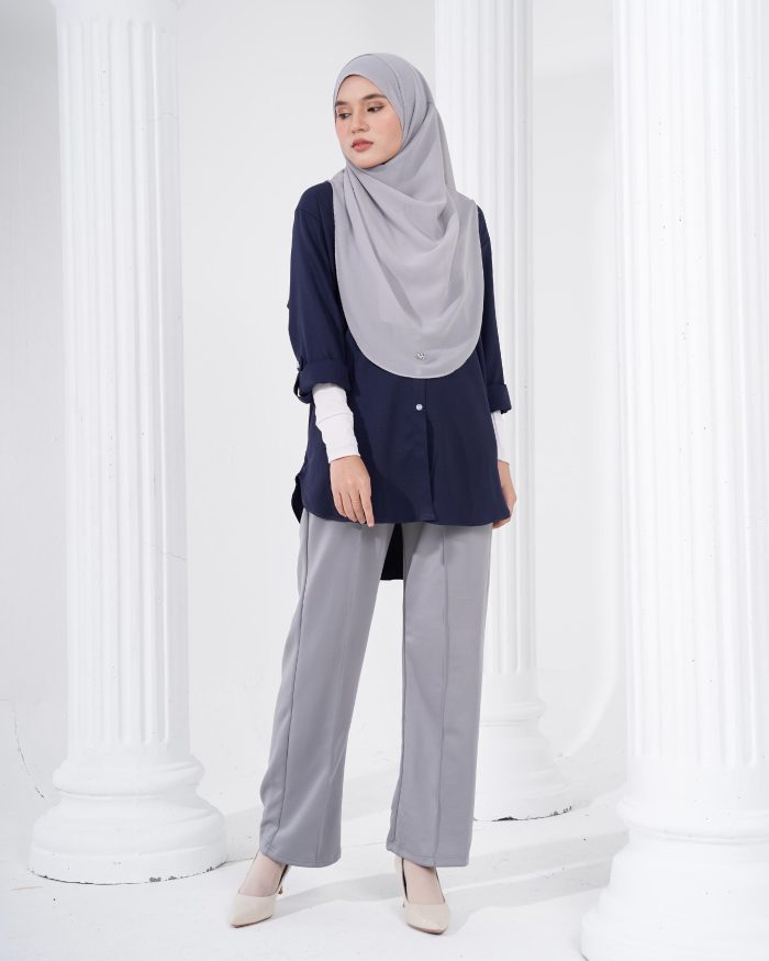 Blouse Lily - Navy Blue - Image 4