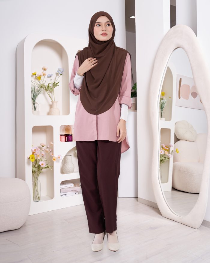 Blouse Lily - Crepe Pink - Image 2