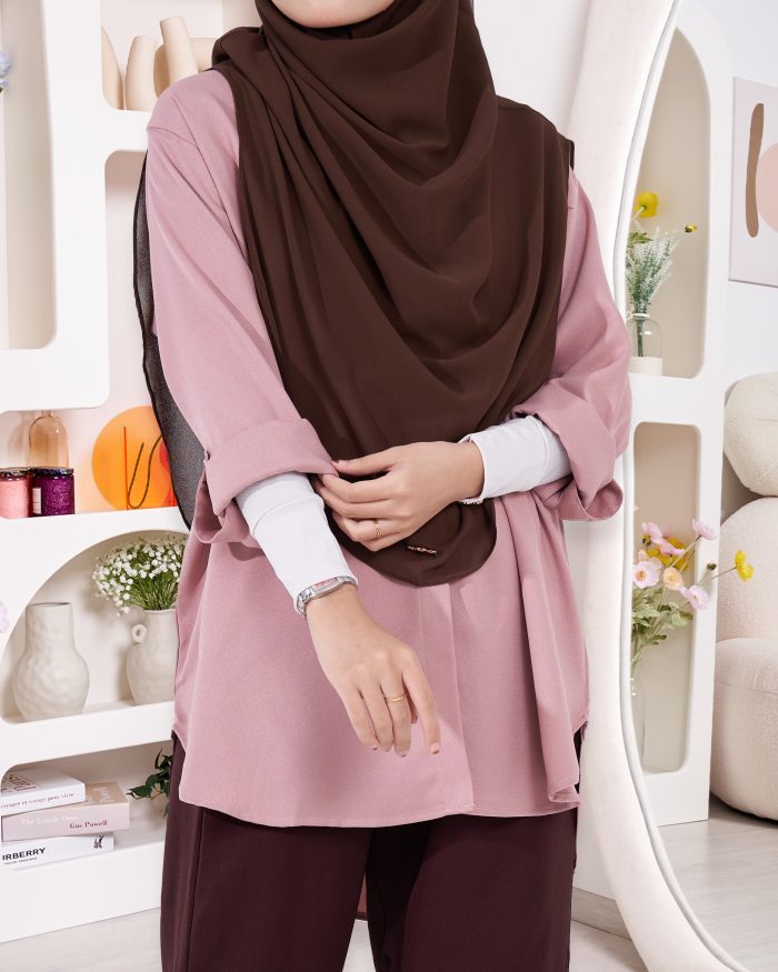 Blouse Lily - Crepe Pink - Image 3