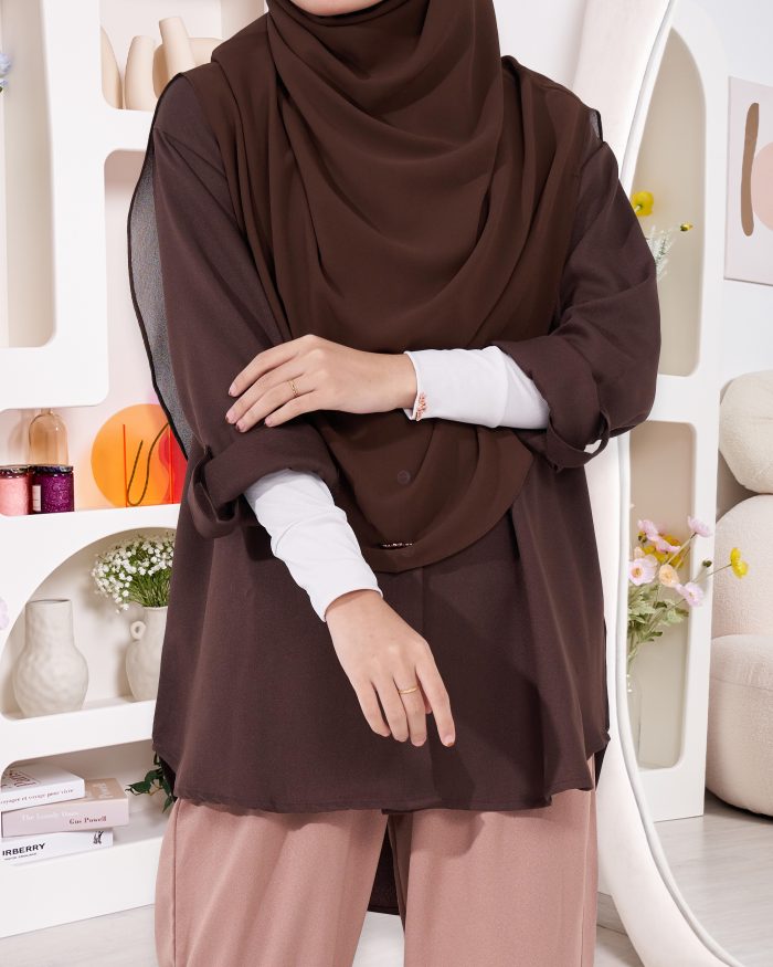Blouse Lily - Dark Brown - Image 3