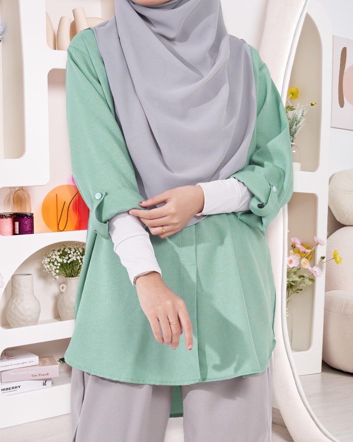 Blouse Lily - Mint Green - Image 3