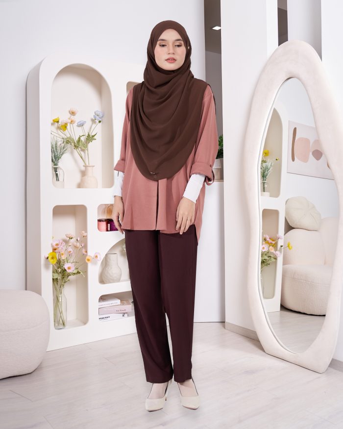 Blouse Lily - Pecan Brown - Image 2