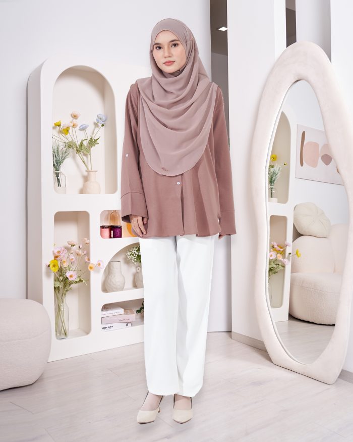 Blouse Lily - Toffee Brown