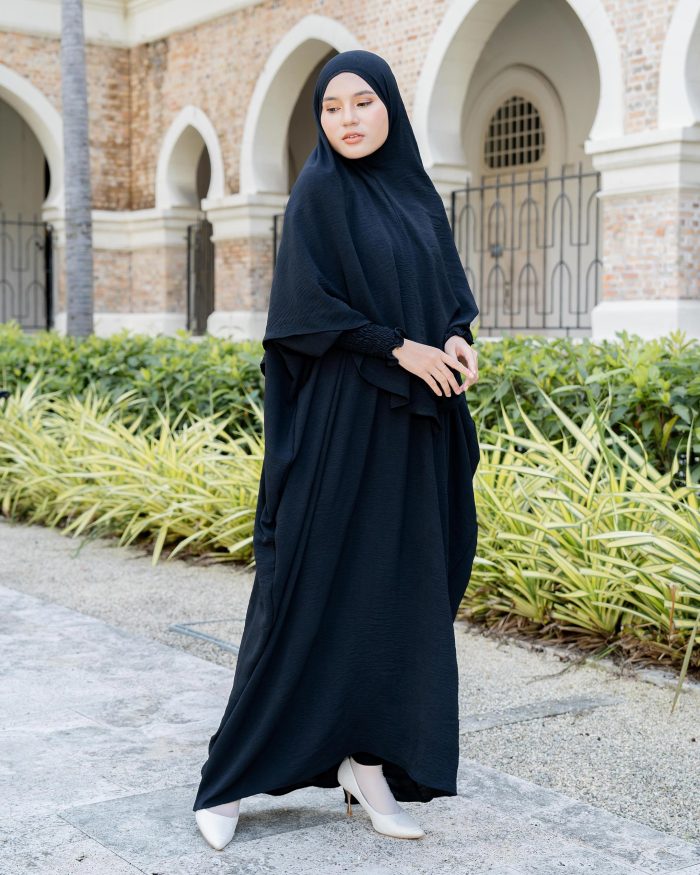 Abaya Kaftan Reyfa - Black - Image 5