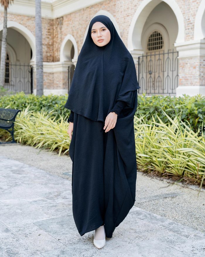 Abaya Kaftan Reyfa - Black - Image 6