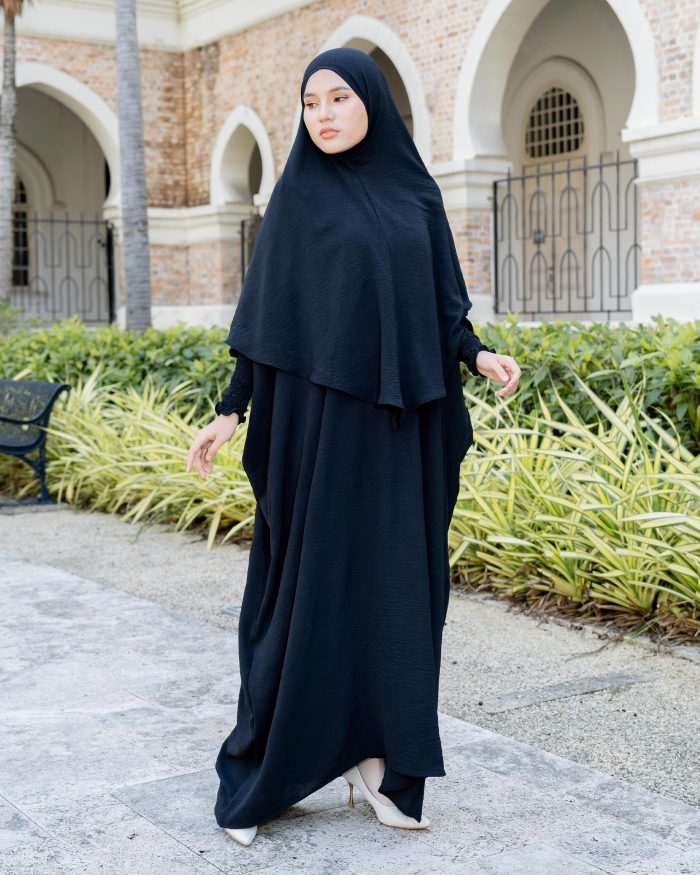 Abaya Kaftan Reyfa - Black - Image 7