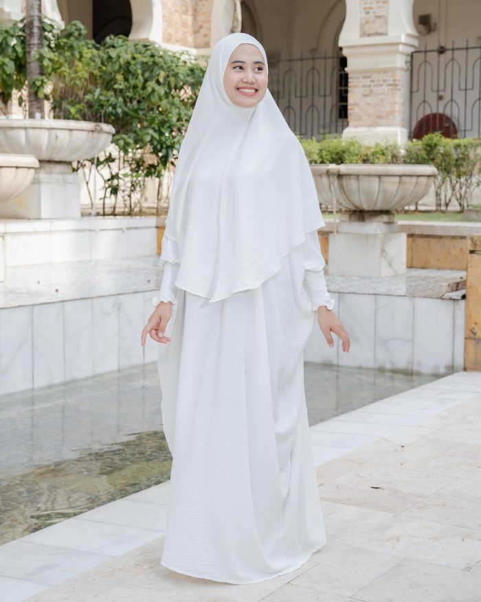 Abaya Kaftan Reyfa - Off White - Image 4