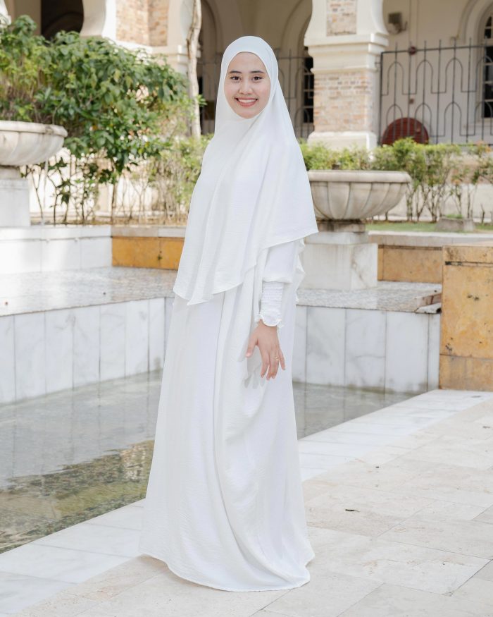 Abaya Kaftan Reyfa - Off White - Image 5